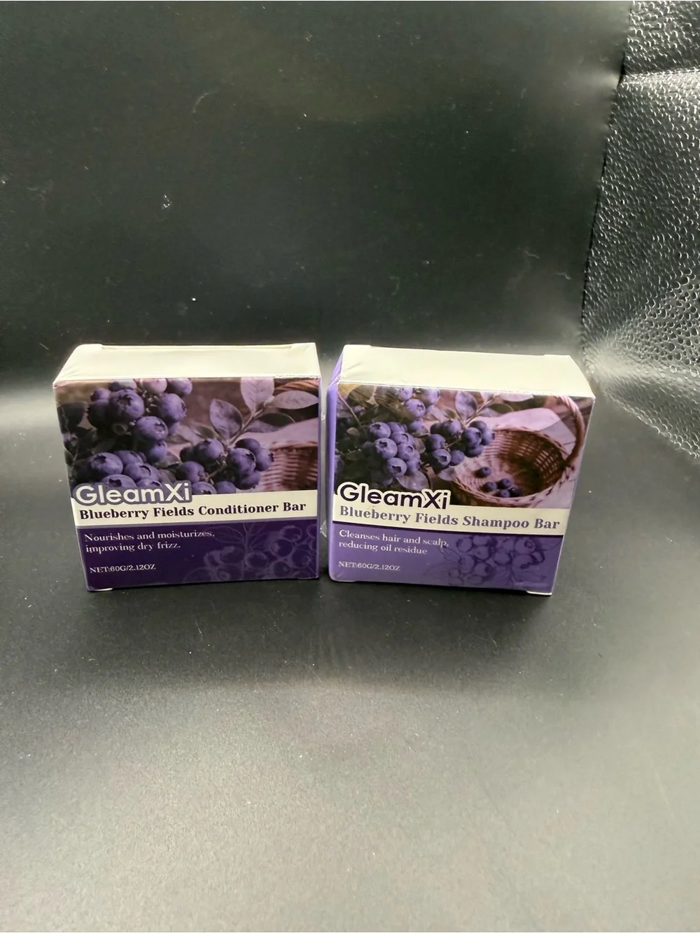 Blueberry Fields Shampoo & Conditioner Bars -